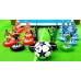 Subbuteo Andrew Table Soccer Set Olympiacos Bayer Leverkusen 6-2, 11/9/2002 Champions League game on WSB Professional bases